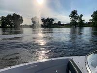 Sch&ouml;ne Abendstimmung auf der Elbe bei Heinrichsberg